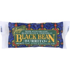 AMY'S: Black Beans & Vegetable Burrito, 6 oz