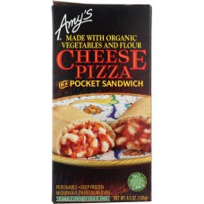 AMY'S: Cheese Pizza in a Pocket Sandwich, 4.5 Oz