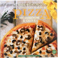 AMY'S: Mushroom & Olive Pizza, 13 oz