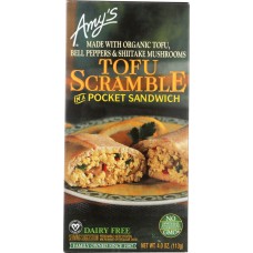 AMY'S:  Tofu Scramble in a Pocket Sandwich, 4 oz