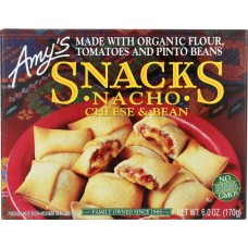 AMY'S: Nacho Cheese & Bean Snacks, 6 oz