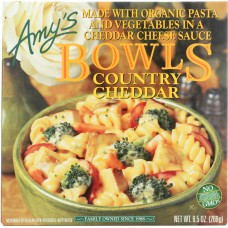 AMY'S: Country Cheddar Bowl, 9.5 Oz