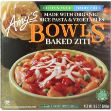 AMY'S: Baked Ziti Bowl, 9.5 oz