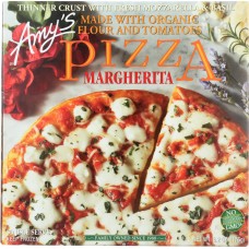 AMY'S: Single Serve Margherita Pizza, 6.2 oz