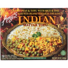 AMY'S: Indian Mattar Tofu, 9.5 oz