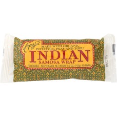 AMYS: Indian Samosa Wrap, 5 oz