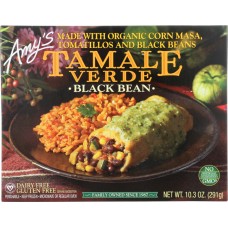 AMY'S: Black Bean Tamale Verde, 10.3 oz