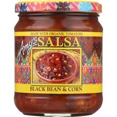 AMY'S: Black Bean & Corn Salsa, 14.7 oz