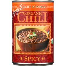 AMYS: Chili Lite Sodium Spicy Gluten Free, 14.7 oz