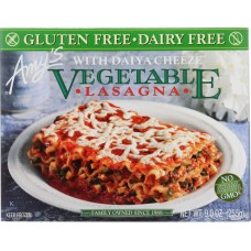 AMY'S: Gluten Free Vegetable Lasagna with Daiya Cheeze, 9 oz