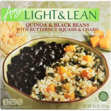 AMYS: Light and Lean Quinoa and Black Beans, 8 oz