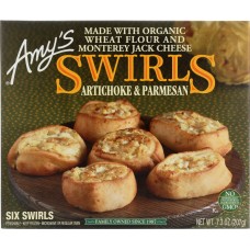 AMYS: Artichoke and Parmesan Swirls, 7.30 oz