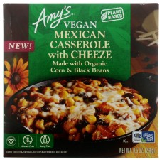 AMY'S: Vegan Mexican Casserole with Cheese, 9.50 oz