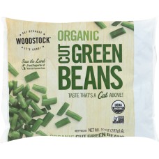 WOODSTOCK: Organic Frozen Cut Green Beans, 10 oz