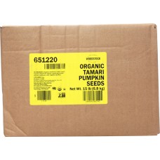 WOODSTOCK: Pumpkin Seeds Tamari Organic, 15 lb