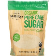 WOODSTOCK: Pure Cane Sugar Organic Classic, 24 oz