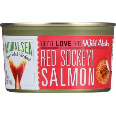 NATURAL SEA: Wild Alaska Red Sockeye Salmon Unsalted, 7.5 oz