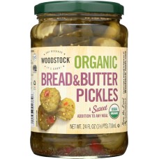 WOODSTOCK: Pickles Sweet Bread and Butter, 24 oz