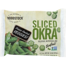 WOODSTOCK: Frozen Cut Okra, 10 oz