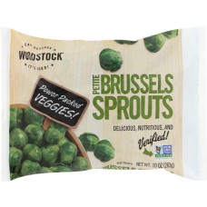 WOODSTOCK: Frozen Petite Brussels Sprouts, 10 oz