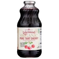 LAKEWOOD: Organic Pure Tart Cherry Juice, 32 fo