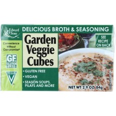 EDWARD & SONS: Garden Veggie, Bouillon Cubes, 2.9 oz