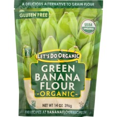 LETS DO ORGANICS: Organic Green Banana Flour, 14 oz