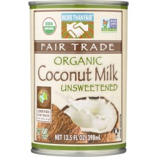 MORE THAN FAIR: Fair Trade Organic Coconut Milk, 13.5 oz