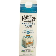 NANCYS: Organic Whole Milk Kefir Plain, 32 oz