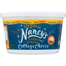 NANCY'S: Organic Cultured Lowfat Cottage Cheese, 16 oz