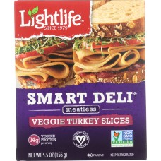 LIGHTLIFE: Smart Deli Plant Based Turkey Deli Slices, 5.50 oz