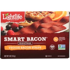 LIGHTLIFE: Smart Bacon Veggie Bacon Strips, 5 oz