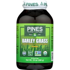 PINES WHEAT GRASS: Barley Grass Powder Organic, 10 oz