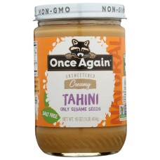 ONCE AGAIN: Nut Butter Tahini, 16 oz
