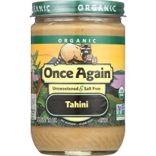 ONCE AGAIN: Organic Sesame Tahini, 16 oz
