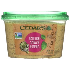 CEDARS: Artichoke Spinach Hummus, 16 oz