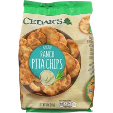 CEDARS: Ranch Pita Chips, 6 oz