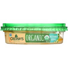 CEDAR'S: Organic Mediterranean Hommus with Toppings, 10 oz