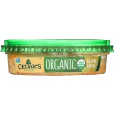 CEDAR'S: Organic Jalapeno Hommus with Toppings, 10 oz