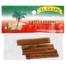 EL GUAPO: Canela Entera Cinnamon Stick, 0.25 oz