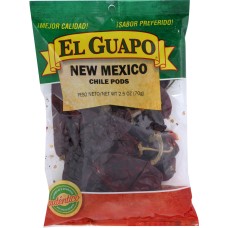 EL GUAPO: Spice New Mexico Chili Pods, 2.5 oz