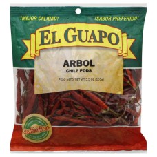 EL GUAPO: Spice Chili De Arbol Whole, 5.5 oz