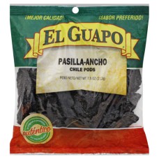 EL GUAPO: Spice Pasilla Ancho Pods, 7.5 oz