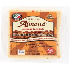 LISANATTI: Almond Jalapeno Jack Style Chunk Cheese, 8 oz