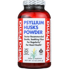 YERBA PRIMA: Psyllium Husks Powder, 12 oz