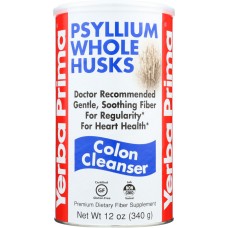 YERBA PRIMA: Psyllium Whole Husks Colon Cleanser, 12 oz