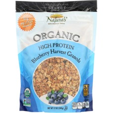 NEW ENGLAND NATURAL: Granola High Protein Blueberry, 12 oz