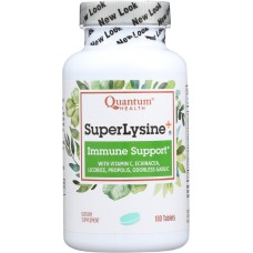 QUANTUM HEALTH: Super Lysine + Immune System, 180 Tablets
