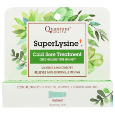 QUANTUM HEALTH: Super Lysine + Cold Sore Treatment, 0.75 oz QUANTUM HEALTH: Super Lysine + Cold Sore Treatment, 0.75 oz