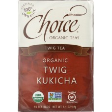 CHOICE TEA: Organic Twig Tea, 16 bg